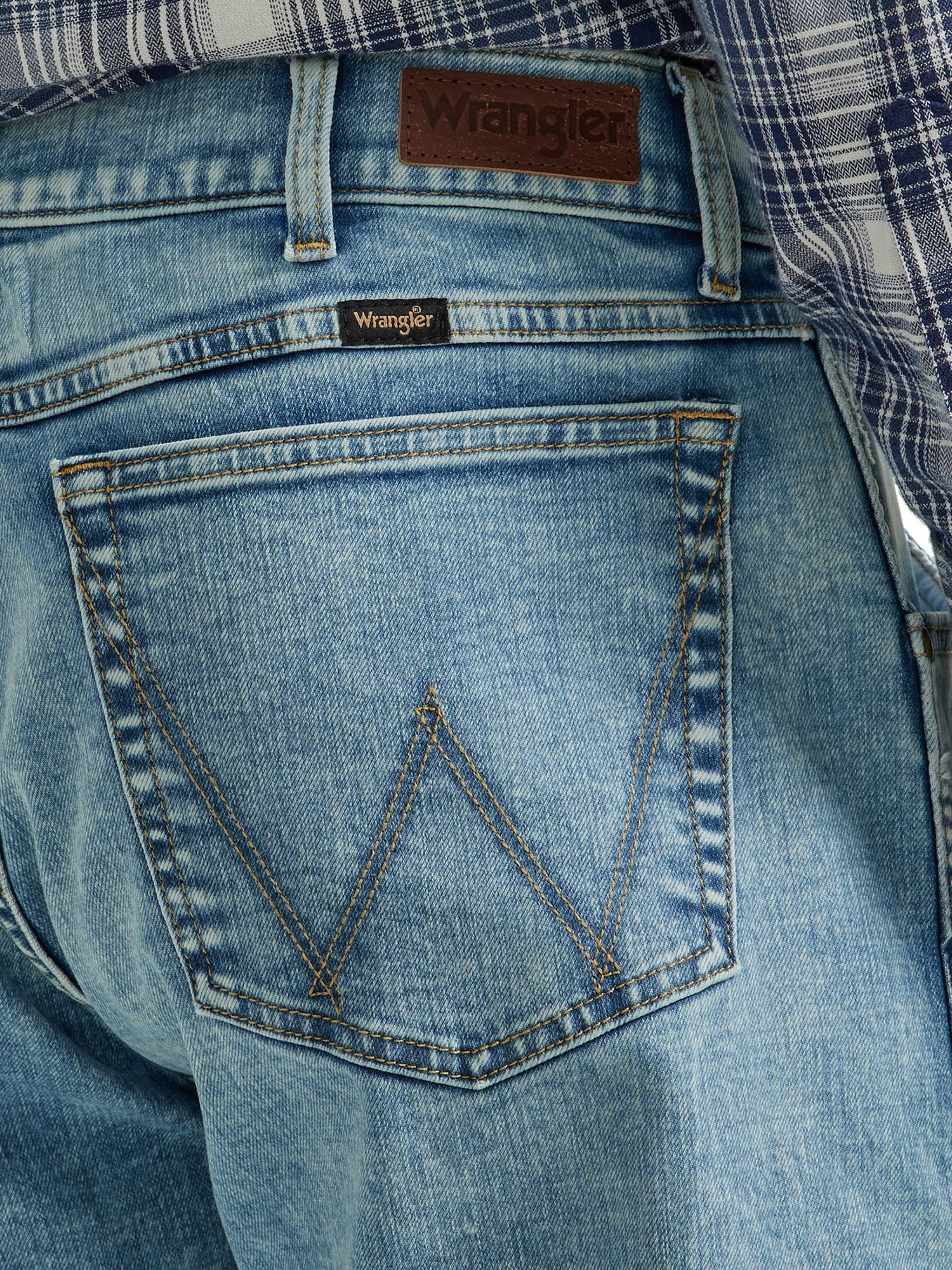 Wrangler® Men's 5-Pocket Slim Straight Jean with Stretch, Sizes 30-42