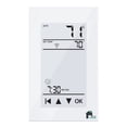 thumbnail image 1 of EconoHome GFCI WiFi Thermostat - Programmable Touchscreen with User-Friendly Floor Heat Control in Fahrenheit and Celsius - Google Home and Alexa Compatible with a Sleek and Attractive 4-Inch Display, 1 of 4