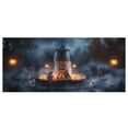 thumbnail image 4 of BotaniNest Halloween Garage Door Banner Large Outdoor Welcome Sign For Holiday Party Festival, 4 of 4