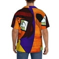 thumbnail image 3 of Lsque Scooby-Doo print Men's Cuban Collar Short Sleeve Shirt Summer Beachwear Casual Button Down Fashionable Vacation Leisure Shirt-XX-Large, 3 of 7