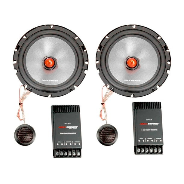 Set de Medios Rock Series RKS-P165.2C 450 Watts 6.5 Pulgadas 120 W RMS