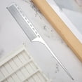 thumbnail image 3 of Rat Tail Hair Comb, Professional Metal Rat Tail Comb Teasing Comb Styling Comb Barber Aluminum Metal Comb for Salon & Personal Use, 3 of 7