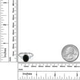 thumbnail image 6 of Gem Stone King 3.00 Ct Oval Black Onyx 925 Sterling Silver Ring, 6 of 6