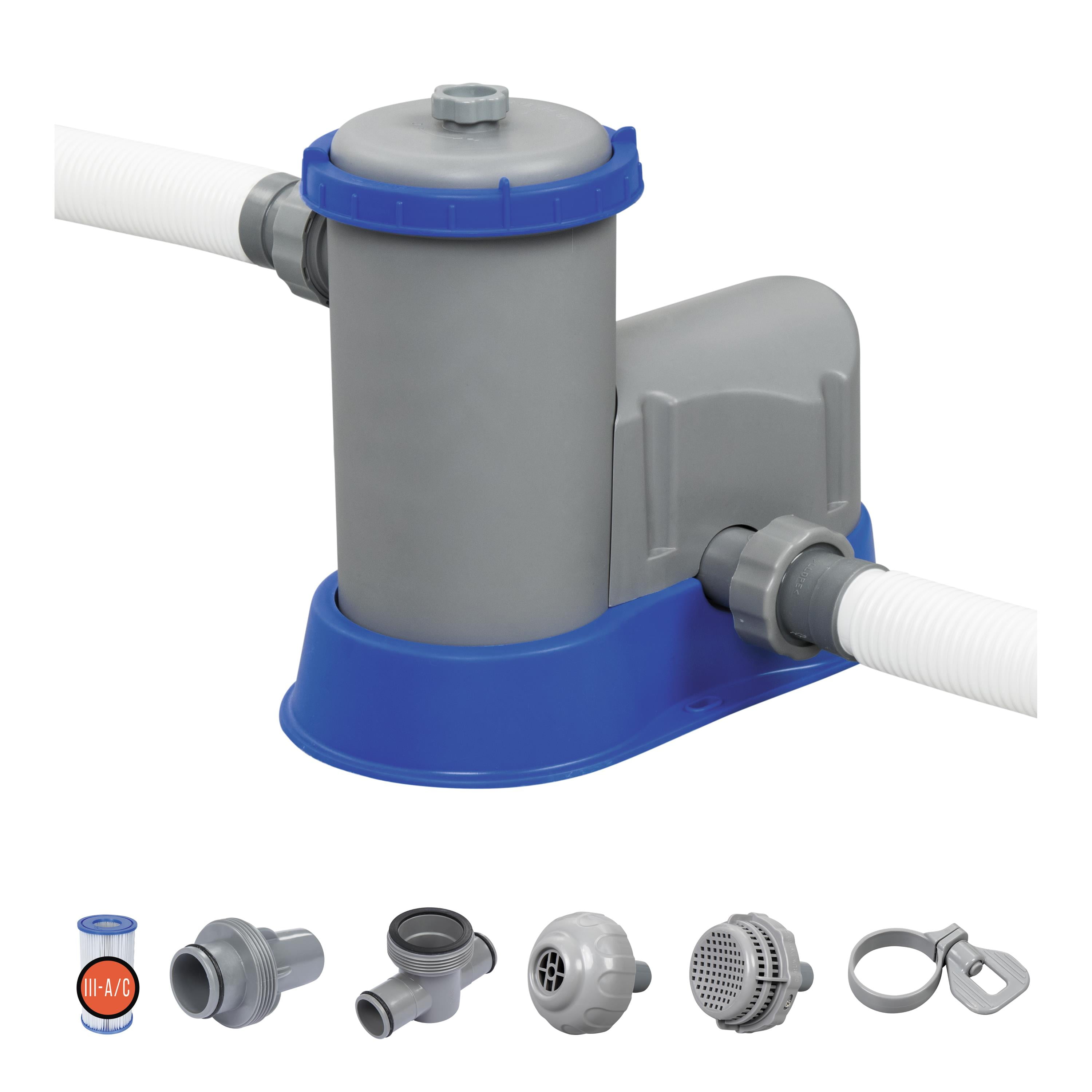 koolstof vragen Mevrouw Flowclear 1500 GPH Filter Pump for Above Ground Swimming Pool - Walmart.com