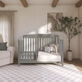 thumbnail image 6 of Nursery Bundle, Dream On Me Odelle 5 in 1 Crib in Sea Grass and Crib & Toddler Mattress Bundle, 6 of 11