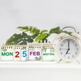 thumbnail image 5 of Perpetual Calendar Flip Desktop Boho Calendar with Day Date Month and Note for Office Plan Schedule Classroom Supply Home Kitchen Decor 8 x 2.7 Inches, 5 of 9