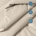 thumbnail image 3 of Bare Home Down Alternative Comforter Set - 3-Pieces - All Seasons - California King, Sand, 3 of 8