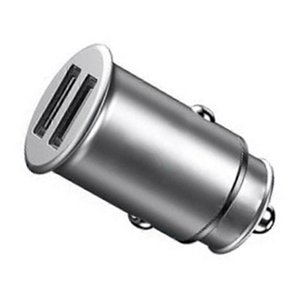 Chargeur de voiture, Adaptateur de chargeur de voitures double USB Chargement rapide de la voiture de port Mini Flush Fit Compatible avec Xs Max/XR/x/7/6s, IPad Air 2/Mini 3, Remarque 9/Galaxy _Parfait Gift