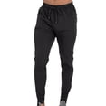 thumbnail image 4 of WREESH Men's Jogger Sweatpants Casual Fashion Pocket Color Trend Drawstring Elastic Waist Sports Pants Black, 4 of 6