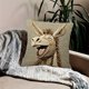 thumbnail image 4 of Short Lint Pillow Cover 18inch Cute Two Donkeys Embroidery Decorative Throw Pillowcase For Sofa Bedroom Living Room Home Decoration, 4 of 6