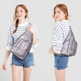 thumbnail image 2 of Tropical Marine Life Shoulder Bag - Colorful Shark & Coral Reef Pattern (Breathable & Lightweight), 2 of 4