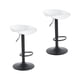thumbnail image 1 of Sillas Shell para bar o para barra de cocina giratoria con respaldo reposapiés base metálica altura ajustable y ideal para barra de comedor cocina o bar 2 pzas, 1 of 4