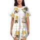 thumbnail image 1 of Balery Gnomes Honey Bee Conjunto de Pijama para Mujer con Estampado, Dos Piezas de Manga Corta y Shorts, Ropa de Dormir Suave con Cuello Redondo y Bolsillos-XX-Large, 1 of 6