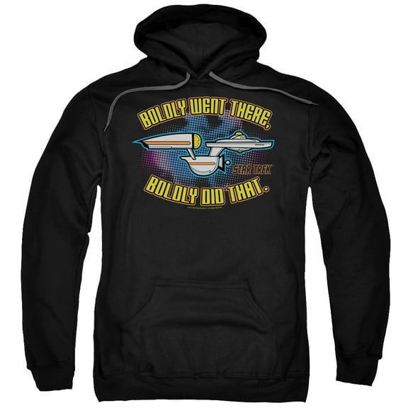 Quogs Bold Adult Pullover Hoodie Sweatshirt Black