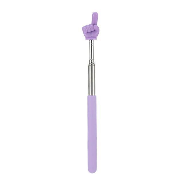 Retractable Teacher Pointer for Classroom Reading - Extendable Finger Pointer Stick for Kids, Telescoping Hand Pointer for School, Kindergarten, and Teaching Supplies