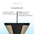 thumbnail image 2 of Filtros de café reutilizables GoodCups #4, paquete de 2, acero inoxidable, 2 of 8