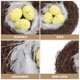 thumbnail image 5 of 1 PC Nido de pájaros artificiales Nido de Pascua Nido Nido hecho a mano Ornamento de Pascua, 5 of 6