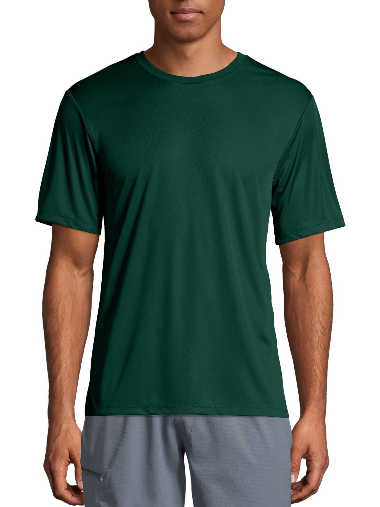 Details about   Hanes Cool Dri Performance Short Sleeve T-Shirt UPF Rating 50 Moisture Wicking 