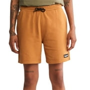 Timberland Men's Woven Badge Sweatshort Orange Size Large