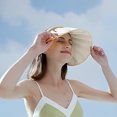 thumbnail image 5 of Lojalitet Rolled-up visor Ladies wide brimmed collapsible summer beach hat, 5 of 5