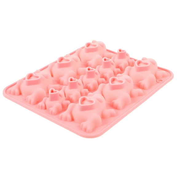 HONITANO Silicone Frog Chocolate Mold 1Set for Home Baking and Pastry Making 6x5x0.9in