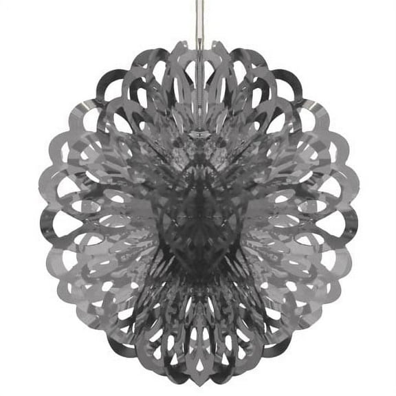 Crown Display 8" Silver Foil Ball Decoration