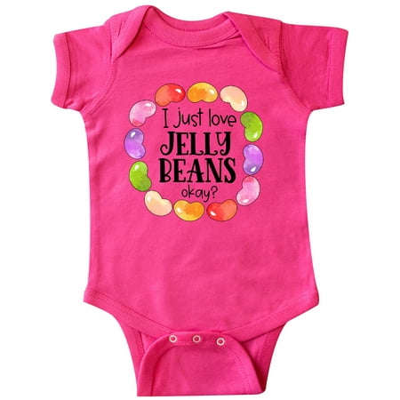 

Inktastic I Just Love Jellybeans Okay Easter Candy Gift Baby Boy or Baby Girl Bodysuit