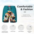 thumbnail image 5 of Balery I Love Sushi Mens Swim Trunks Swim Shorts for Men Quick Dry Inseam Beach Shorts with Compression Liner Pocket-X-Large, 5 of 9