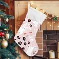 thumbnail image 5 of GZHJMY Christmas Stockings, Family Holiday Party Personalized Gift, Cute Hand Drawn Bunny Christmas Stockings Christmas Decorations Mantel Decor, 12"x18" 1PCS, 5 of 7