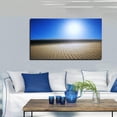 thumbnail image 2 of Sahara Desert Wall Art Desert Sunset Picture Canvas Art Sand Dunes Framed Painting Wall Decor For Home Office Bedroom Livingroom Ready to Hang, 2 of 6