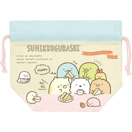

Sumikko Gurashi Lunch Market Lunch Drawstring Purse