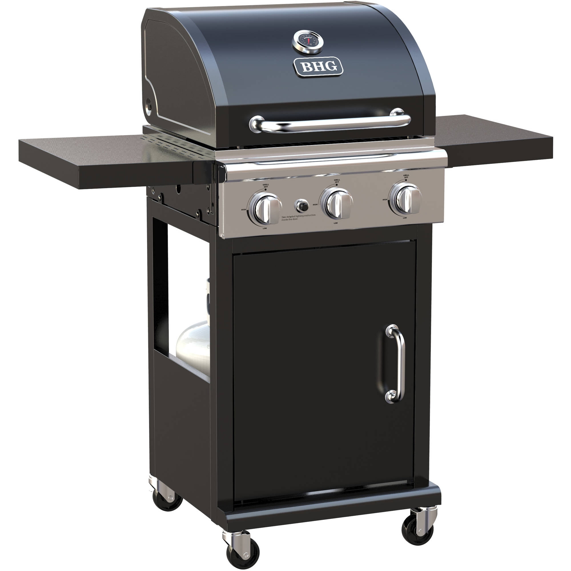 Better Homes and Gardens Stainless Steel 4 Burner Gas Grill with