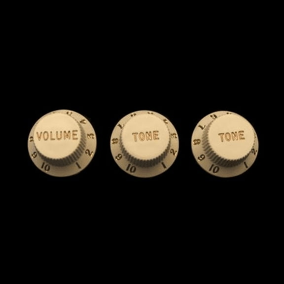 Knobs Strat Parchment Set