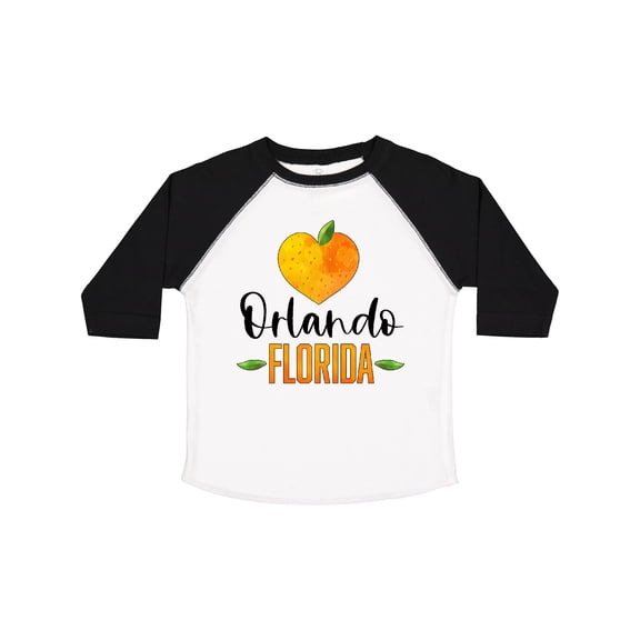 Inktastic Orlando Florida Orange in Heart Boys or Girls Toddler T-Shirt