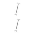 thumbnail image 1 of Youkk Stainless Steel Closed Body Turnbuckle Jaw Wire Rope Fork Screw Rigging Silver M6 2Set, 1 of 6