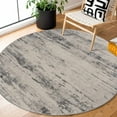 thumbnail image 6 of BoutiqueRugs Tigris Contemporary Area Rug - Gray, Ivory - 5'3" x 7', 6 of 8