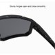 thumbnail image 3 of Ciclismo gafas de sol jóvenes béisbol a prueba de viento para niñas chicas negras, 3 of 7