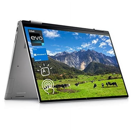 Dell Inspiron 7000 Series 7620 2-in-1 Laptop, 16" FHD+ Touchscreen Display, Intel Core EVO i7-1260P, 16GB RAM, 512GB SSD, Backlit KB, Webcam, Wi-Fi 6, FP Reader, HDMI, Windows 11 Home, Platinum Silver