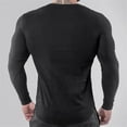 thumbnail image 5 of Qingpeng Slim Fit T-Shirts for Men Gym Workout Tee Shirt Tops Solid Sweatshirt for Men, 5 of 6