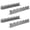 Stainless Steel, variant on Ludlz 4Pcs/Set Skewer Holder Anti-slip Groove Stainless Steel Heavy Duty Long BBQ Tools Food Grade Barbecue Grilling Shish Kabob Rack Outdoor Supplies