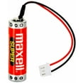 thumbnail image 3 of PROTOW ER6C AA PLC Battery 1800mah 3.6V Original MAXELL Replacement for FX F2-40BL FX1N PLC with Plug, ER6C AA/F2-40BL, 14*50mm, 3 of 4