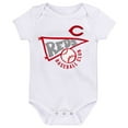 thumbnail image 3 of Infant Red/White/Heather Gray Cincinnati Reds Biggest Little Fan 3-Pack Bodysuit Set, 3 of 4