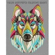 color questopia coloring books: Adult Coloring Book For Stress Relief and Relaxation, (Paperback)