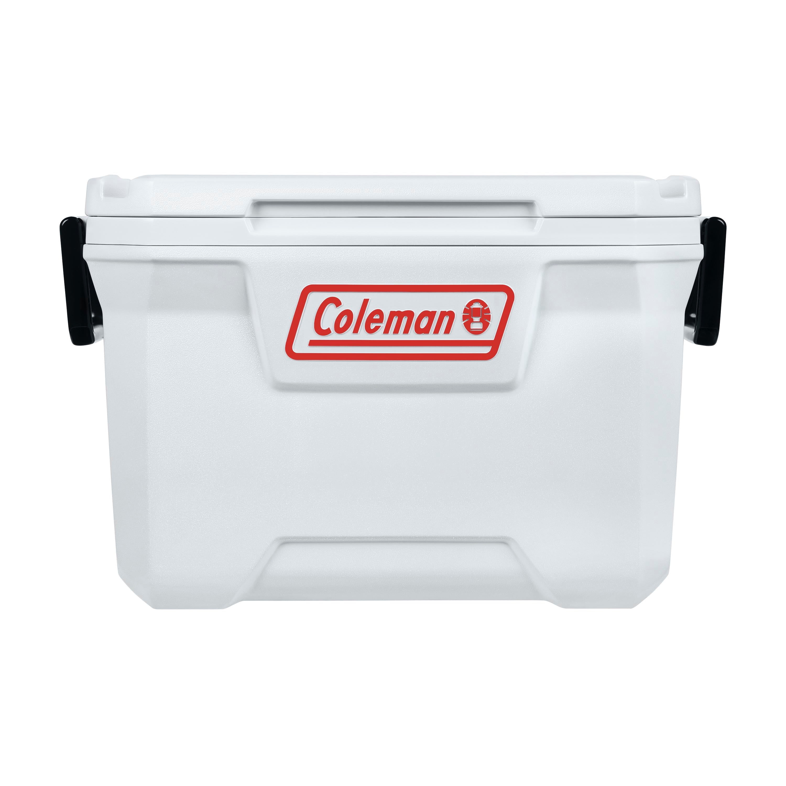 Coleman 52Quart Marine Hard Ice Chest Cooler, White