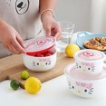thumbnail image 3 of Fiambrera de Hello Kitty, juego de contenedores de comida, vajilla para el hogar, vajilla de cocina, regalo, 3 of 4