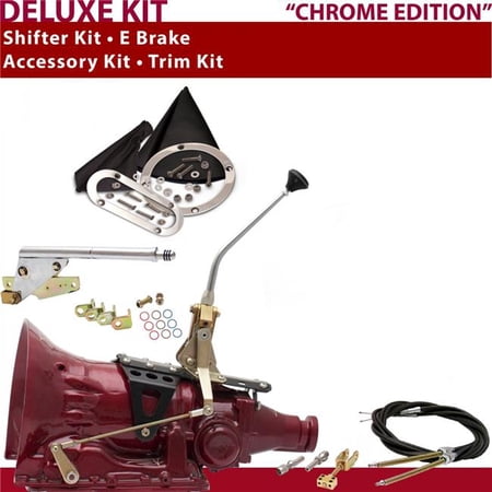 American Shifter 700R4 Shifter Kit 10 in. E-Brake Cable Trim Kit for CC122