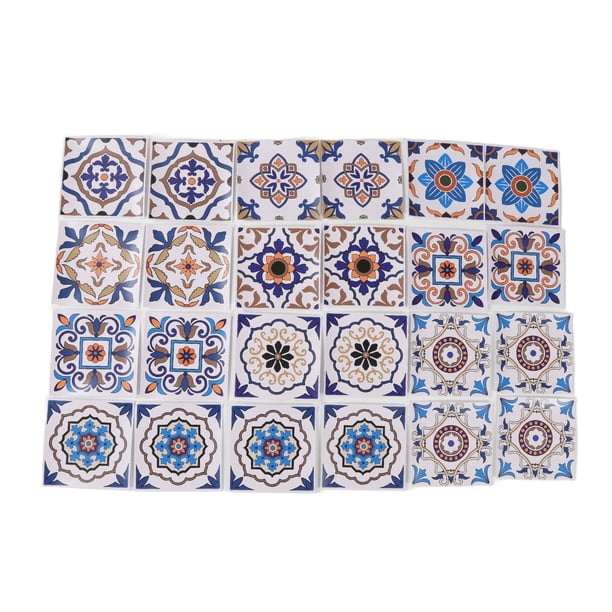 Adhesivo para salpicaduras, 24 piezas, adhesivo para pared de azulejos para salpicaduras de cocina, adhesivo para azulejos probado profesionalmente