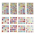 thumbnail image 3 of HLONK Sticker Rhinestone Kids Crystal Gems Jewels Self Adhesive Stickers Crafts Bling Craft Christmas Party Favors, 3 of 8