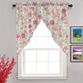 thumbnail image 4 of Cenefas de cortina CAPSCEOLL con flores rosas primaverales, 74 x 91 cm, 2 paneles, 4 of 7