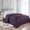 Plum, variant on Amrani Bed Cover Embossed Blanket, Soft Premium Microplush - Queen Plum